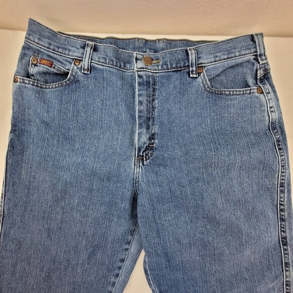 Lee Jeans Women's 12 Blue Denim 29.5" Modified Hem - Picture 7 of 11